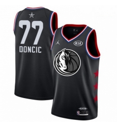 Mens Nike Dallas Mavericks 77 Luka Doncic Black Basketball Jordan Swingman 2019 All Star Game Jersey Mens Nike Dallas Mavericks 77 Luka Doncic Black Basketball Jordan Swingman 2019 All Star Game Jersey