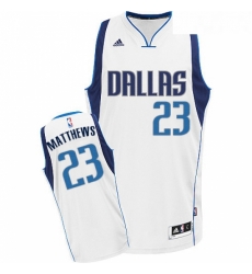 Womens Adidas Dallas Mavericks 23 Wesley Matthews Swingman White Home NBA Jersey Womens Adidas Dallas Mavericks 23 Wesley Matthews Swingman White Home NBA Jersey