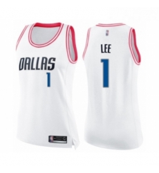 Womens Dallas Mavericks 1 Courtney Lee Swingman White Pink Fashion Basketball Jersey Womens Dallas Mavericks 1 Courtney Lee Swingman White Pink Fashion Basketball Jersey