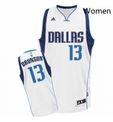 Womens Nike Dallas Mavericks 13 Jalen Brunson Swingman White Home NBA Jersey Association Edition Womens Nike Dallas Mavericks 13 Jalen Brunson Swingman White Home NBA Jersey Association Edition