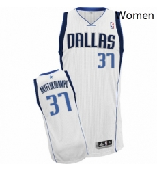 Womens Nike Dallas Mavericks 37 Kostas Antetokounmpo Authentic White Home NBA Jersey Association Edition Womens Nike Dallas Mavericks 37 Kostas Antetokounmpo Authentic White Home NBA Jersey Association Edition