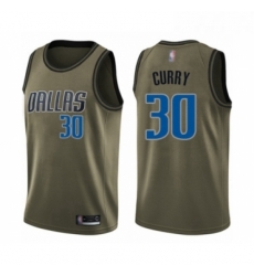 Youth Dallas Mavericks 30 Seth Curry Swingman Green Salute to Service Basketball Jersey Youth Dallas Mavericks 30 Seth Curry Swingman Green Salute to Service Basketball Jersey