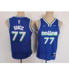 Youth Dallas Mavericks 77 Luka Doncic Blue Stitched Basketball Jersey Youth Dallas Mavericks 77 Luka Doncic Blue Stitched Basketball Jersey
