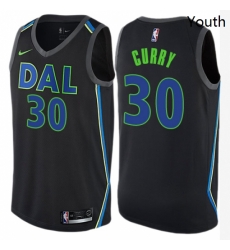 Youth Nike Dallas Mavericks 30 Seth Curry Swingman Black NBA Jersey City Edition Youth Nike Dallas Mavericks 30 Seth Curry Swingman Black NBA Jersey City Edition