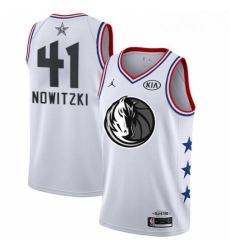 Youth Nike Dallas Mavericks 41 Dirk Nowitzki White NBA Jordan Swingman 2019 All Star Game Jersey Youth Nike Dallas Mavericks 41 Dirk Nowitzki White NBA Jordan Swingman 2019 All Star Game Jersey