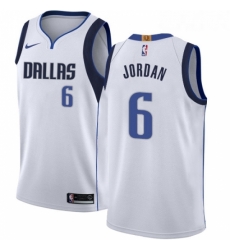Youth Nike Dallas Mavericks 6 DeAndre Jordan Swingman White NBA Jersey Association Edition Youth Nike Dallas Mavericks 6 DeAndre Jordan Swingman White NBA Jersey Association Edition