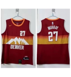 Men Denver Nuggets 27 Jamal Murray Red 2020 21 City Edition Nike Swingman Jersey Men Denver Nuggets 27 Jamal Murray Red 2020 21 City Edition Nike Swingman Jersey