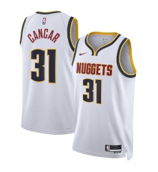 Men Denver Nuggets 31 Vlatko Cancar White Association Edition Stitched Basketball Jersey Men Denver Nuggets 31 Vlatko Cancar White Association Edition Stitched Basketball Jersey