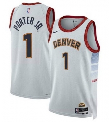 Men Denver Nuggets Michael Porter Jr. #22 Nike City Edition Swingman Jersey Men Denver Nuggets Michael Porter Jr. #22 Nike City Edition Swingman Jersey