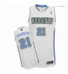 Mens Adidas Denver Nuggets 21 Wilson Chandler Authentic White Home NBA Jersey Mens Adidas Denver Nuggets 21 Wilson Chandler Authentic White Home NBA Jersey