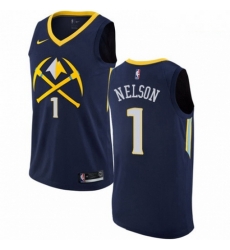 Mens Nike Denver Nuggets 1 Jameer Nelson Authentic Navy Blue NBA Jersey City Edition Mens Nike Denver Nuggets 1 Jameer Nelson Authentic Navy Blue NBA Jersey City Edition