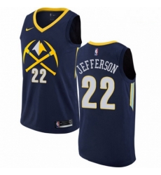 Mens Nike Denver Nuggets 22 Richard Jefferson Authentic Navy Blue NBA Jersey City Edition Mens Nike Denver Nuggets 22 Richard Jefferson Authentic Navy Blue NBA Jersey City Edition