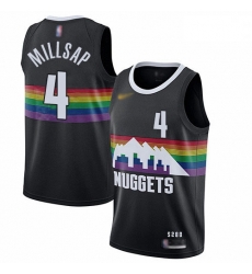Nuggets 4 Paul Millsap Black Basketball Swingman City Edition 2019 20 Jersey Nuggets 4 Paul Millsap Black Basketball Swingman City Edition 2019 20 Jersey