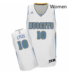 Womens Adidas Denver Nuggets 10 Trey Lyles Swingman White Home NBA Jersey Womens Adidas Denver Nuggets 10 Trey Lyles Swingman White Home NBA Jersey