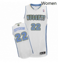 Womens Adidas Denver Nuggets 22 Richard Jefferson Authentic White Home NBA Jersey Womens Adidas Denver Nuggets 22 Richard Jefferson Authentic White Home NBA Jersey