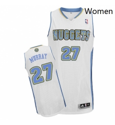 Womens Adidas Denver Nuggets 27 Jamal Murray Authentic White Home NBA Jersey Womens Adidas Denver Nuggets 27 Jamal Murray Authentic White Home NBA Jersey