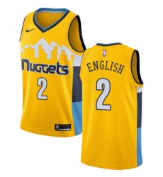 Womens Nike Denver Nuggets 2 Alex English Swingman Gold Alternate NBA Jersey Statement Edition Womens Nike Denver Nuggets 2 Alex English Swingman Gold Alternate NBA Jersey Statement Edition
