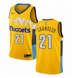 Womens Nike Denver Nuggets 21 Wilson Chandler Swingman Gold Alternate NBA Jersey Statement Edition Womens Nike Denver Nuggets 21 Wilson Chandler Swingman Gold Alternate NBA Jersey Statement Edition