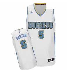 Youth Adidas Denver Nuggets 5 Will Barton Swingman White Home NBA Jersey Youth Adidas Denver Nuggets 5 Will Barton Swingman White Home NBA Jersey