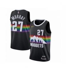 Youth Denver Nuggets #27 Jamal Murray Swingman Black Basketball Jersey - 2019 20 City Edition Youth Denver Nuggets #27 Jamal Murray Swingman Black Basketball Jersey - 2019 20 City Edition