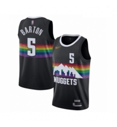 Youth Denver Nuggets #5 Will Barton Swingman Black Basketball Jersey - 2019 20 City Edition Youth Denver Nuggets #5 Will Barton Swingman Black Basketball Jersey - 2019 20 City Edition