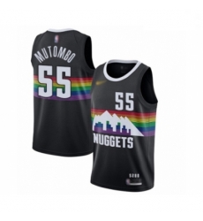 Youth Denver Nuggets #55 Dikembe Mutombo Swingman Black Basketball Jersey - 2019 20 City Edition Youth Denver Nuggets #55 Dikembe Mutombo Swingman Black Basketball Jersey - 2019 20 City Edition