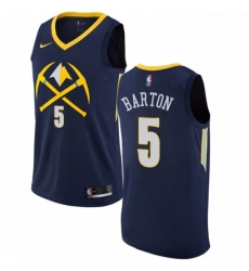 Youth Nike Denver Nuggets 5 Will Barton Swingman Navy Blue NBA Jersey City Edition Youth Nike Denver Nuggets 5 Will Barton Swingman Navy Blue NBA Jersey City Edition