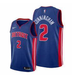 Men Detroit Pistons 2 Cade Cunningham Blue Jersey 2021 NBA Jersey Men Detroit Pistons 2 Cade Cunningham Blue Jersey 2021 NBA Jersey