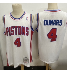 Men Detroit Pistons 4 Joe Dumars White 1988 89 Hardwood Classics Mesh Jersey Men Detroit Pistons 4 Joe Dumars White 1988 89 Hardwood Classics Mesh Jersey