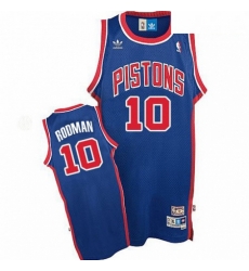 Mens Adidas Detroit Pistons 10 Dennis Rodman Authentic Blue Throwback NBA Jersey Mens Adidas Detroit Pistons 10 Dennis Rodman Authentic Blue Throwback NBA Jersey