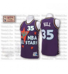Mens Adidas Detroit Pistons 35 Grant Hill Swingman Purple 1995 All Star Throwback NBA Jersey Mens Adidas Detroit Pistons 35 Grant Hill Swingman Purple 1995 All Star Throwback NBA Jersey