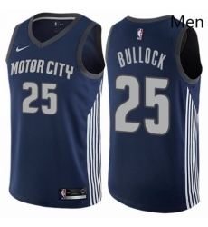 Mens Nike Detroit Pistons 25 Reggie Bullock Swingman Navy Blue NBA Jersey City Edition Mens Nike Detroit Pistons 25 Reggie Bullock Swingman Navy Blue NBA Jersey City Edition