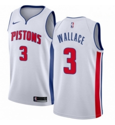 Mens Nike Detroit Pistons 3 Ben Wallace Authentic White Home NBA Jersey Association Edition Mens Nike Detroit Pistons 3 Ben Wallace Authentic White Home NBA Jersey Association Edition