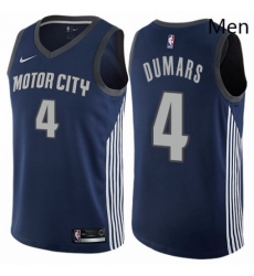 Mens Nike Detroit Pistons 4 Joe Dumars Swingman Navy Blue NBA Jersey City Edition Mens Nike Detroit Pistons 4 Joe Dumars Swingman Navy Blue NBA Jersey City Edition