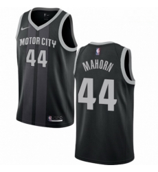 Mens Nike Detroit Pistons 44 Rick Mahorn Swingman Black NBA Jersey City Edition Mens Nike Detroit Pistons 44 Rick Mahorn Swingman Black NBA Jersey City Edition