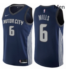 Mens Nike Detroit Pistons 6 Terry Mills Swingman Navy Blue NBA Jersey City Edition Mens Nike Detroit Pistons 6 Terry Mills Swingman Navy Blue NBA Jersey City Edition