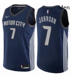 Mens Nike Detroit Pistons 7 Stanley Johnson Swingman Navy Blue NBA Jersey City Edition Mens Nike Detroit Pistons 7 Stanley Johnson Swingman Navy Blue NBA Jersey City Edition
