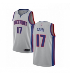 Womens Detroit Pistons 17 Tony Snell Authentic Silver Basketball Jersey Statement Edition Womens Detroit Pistons 17 Tony Snell Authentic Silver Basketball Jersey Statement Edition