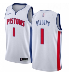 Womens Nike Detroit Pistons 1 Chauncey Billups Swingman White Home NBA Jersey Association Edition Womens Nike Detroit Pistons 1 Chauncey Billups Swingman White Home NBA Jersey Association Edition