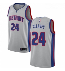 Womens Nike Detroit Pistons 24 Mateen Cleaves Swingman Silver NBA Jersey Statement Edition Womens Nike Detroit Pistons 24 Mateen Cleaves Swingman Silver NBA Jersey Statement Edition