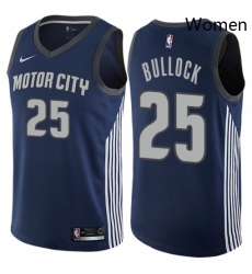 Womens Nike Detroit Pistons 25 Reggie Bullock Swingman Navy Blue NBA Jersey City Edition Womens Nike Detroit Pistons 25 Reggie Bullock Swingman Navy Blue NBA Jersey City Edition