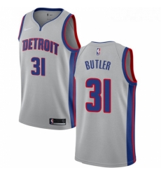 Womens Nike Detroit Pistons 31 Caron Butler Authentic Silver NBA Jersey Statement Edition Womens Nike Detroit Pistons 31 Caron Butler Authentic Silver NBA Jersey Statement Edition