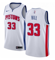 Womens Nike Detroit Pistons 33 Grant Hill Authentic White Home NBA Jersey Association Edition Womens Nike Detroit Pistons 33 Grant Hill Authentic White Home NBA Jersey Association Edition