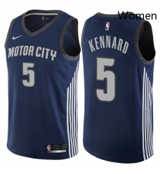 Womens Nike Detroit Pistons 5 Luke Kennard Swingman Navy Blue NBA Jersey City Edition Womens Nike Detroit Pistons 5 Luke Kennard Swingman Navy Blue NBA Jersey City Edition