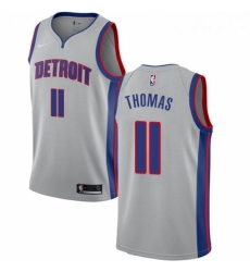 Youth Nike Detroit Pistons 11 Isiah Thomas Authentic Silver NBA Jersey Statement Edition Youth Nike Detroit Pistons 11 Isiah Thomas Authentic Silver NBA Jersey Statement Edition