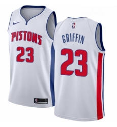 Youth Nike Detroit Pistons 23 Blake Griffin Authentic White NBA Jersey Association Edition Youth Nike Detroit Pistons 23 Blake Griffin Authentic White NBA Jersey Association Edition