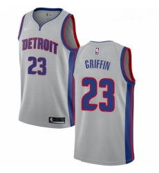 Youth Nike Detroit Pistons 23 Blake Griffin Swingman Silver NBA Jersey Statement Edition Youth Nike Detroit Pistons 23 Blake Griffin Swingman Silver NBA Jersey Statement Edition