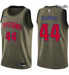 Youth Nike Detroit Pistons 44 Rick Mahorn Swingman Green Salute to Service NBA Jersey Youth Nike Detroit Pistons 44 Rick Mahorn Swingman Green Salute to Service NBA Jersey