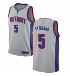 Youth Nike Detroit Pistons 5 Luke Kennard Authentic Silver NBA Jersey Statement Edition Youth Nike Detroit Pistons 5 Luke Kennard Authentic Silver NBA Jersey Statement Edition
