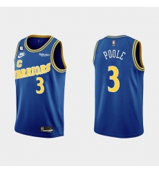 Men Golden State Warriors 3 Jordan Poole 2022 23 Blue With No 6 Patch Stitched Basketball Jersey Men Golden State Warriors 3 Jordan Poole 2022 23 Blue With No 6 Patch Stitched Basketball Jersey